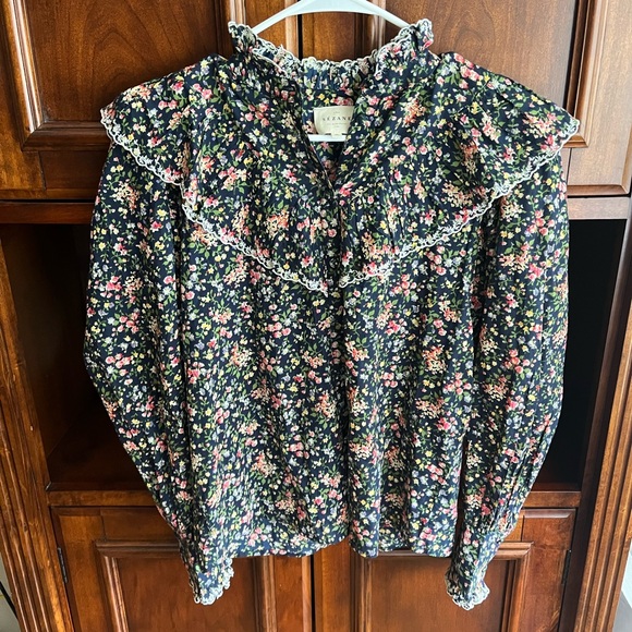 Sezane Agathe Blouse Size 36/4 - Picture 3 of 6